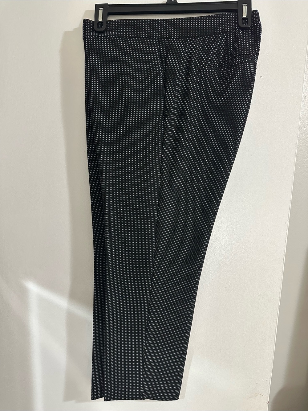 Ann Taylor Black Polka Microdot Dress Pants